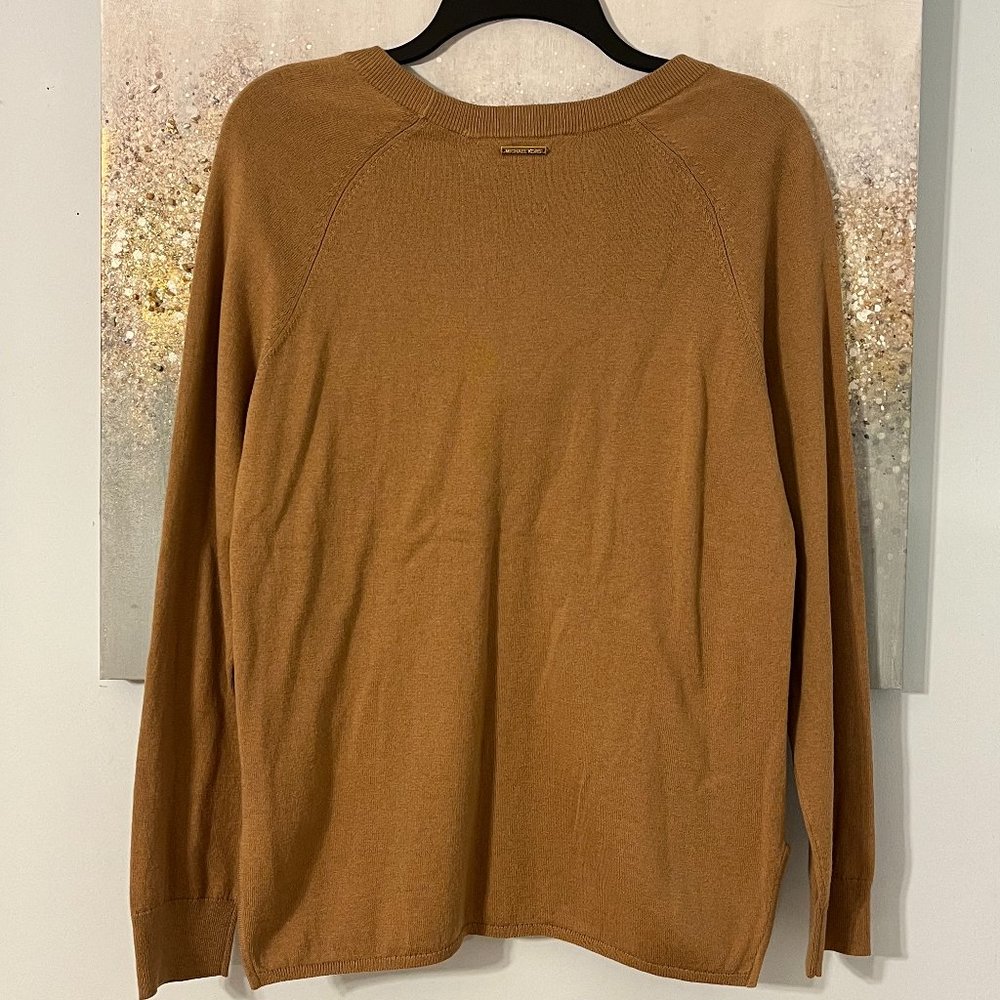 Michael Kors Camel Cotton. Sweater (NWT) - Picture 7 of 11